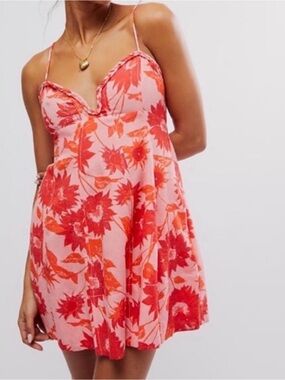 Free People Altura Printed Mini Dress